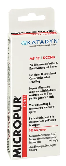 waterzuiveringstabletten Micropur Forte